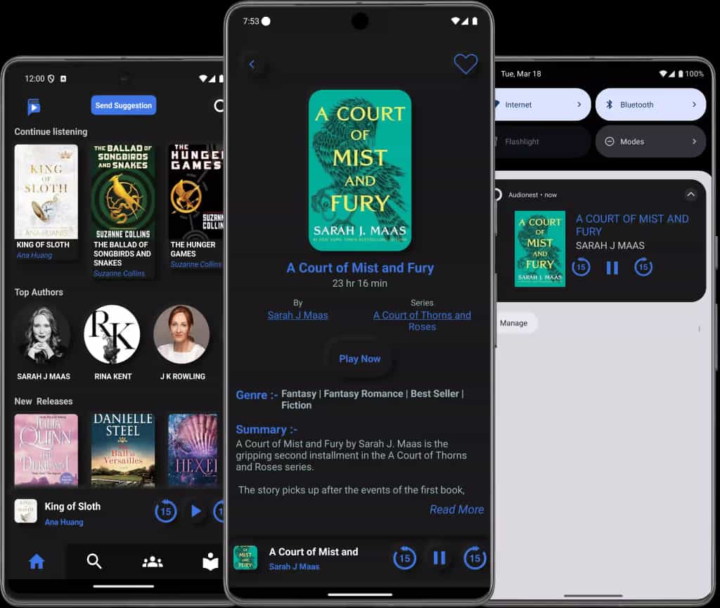 A Court of Mist and Fury Free Audiobook