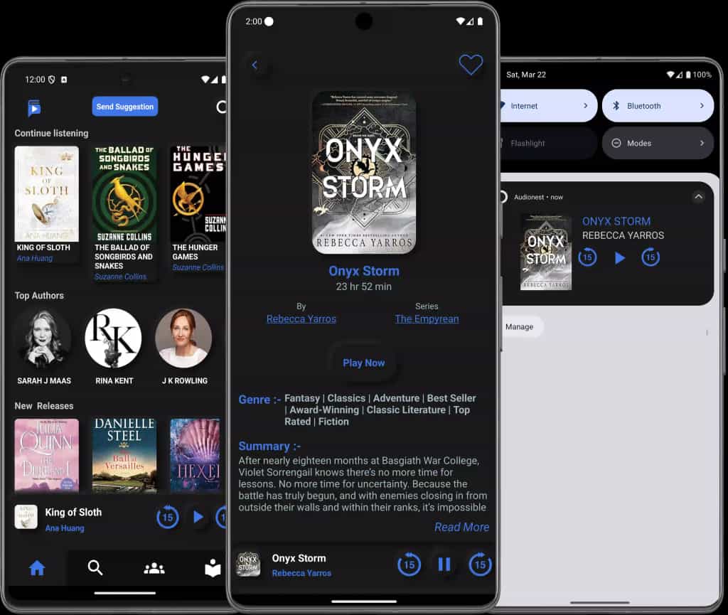 Onyx Storm Cover